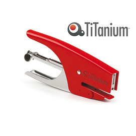 CUCITRICE A PINZA passo 6 – colore rosso TiTanium – TITANIUM – MyOffice